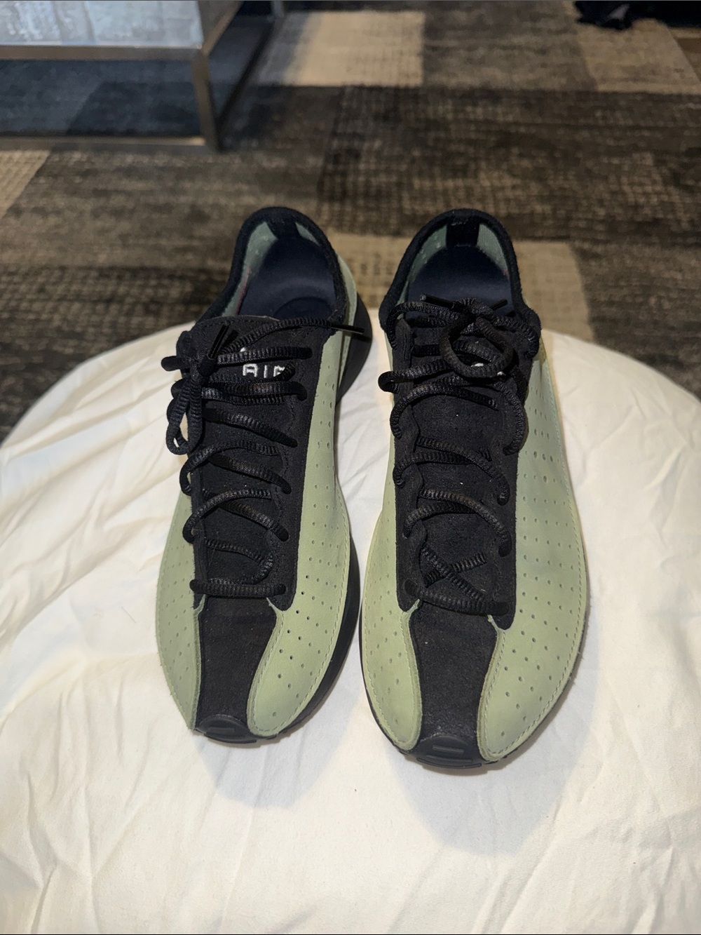 Nike Women’s Olive Green & Black Low-Top Sneakers. Used Once